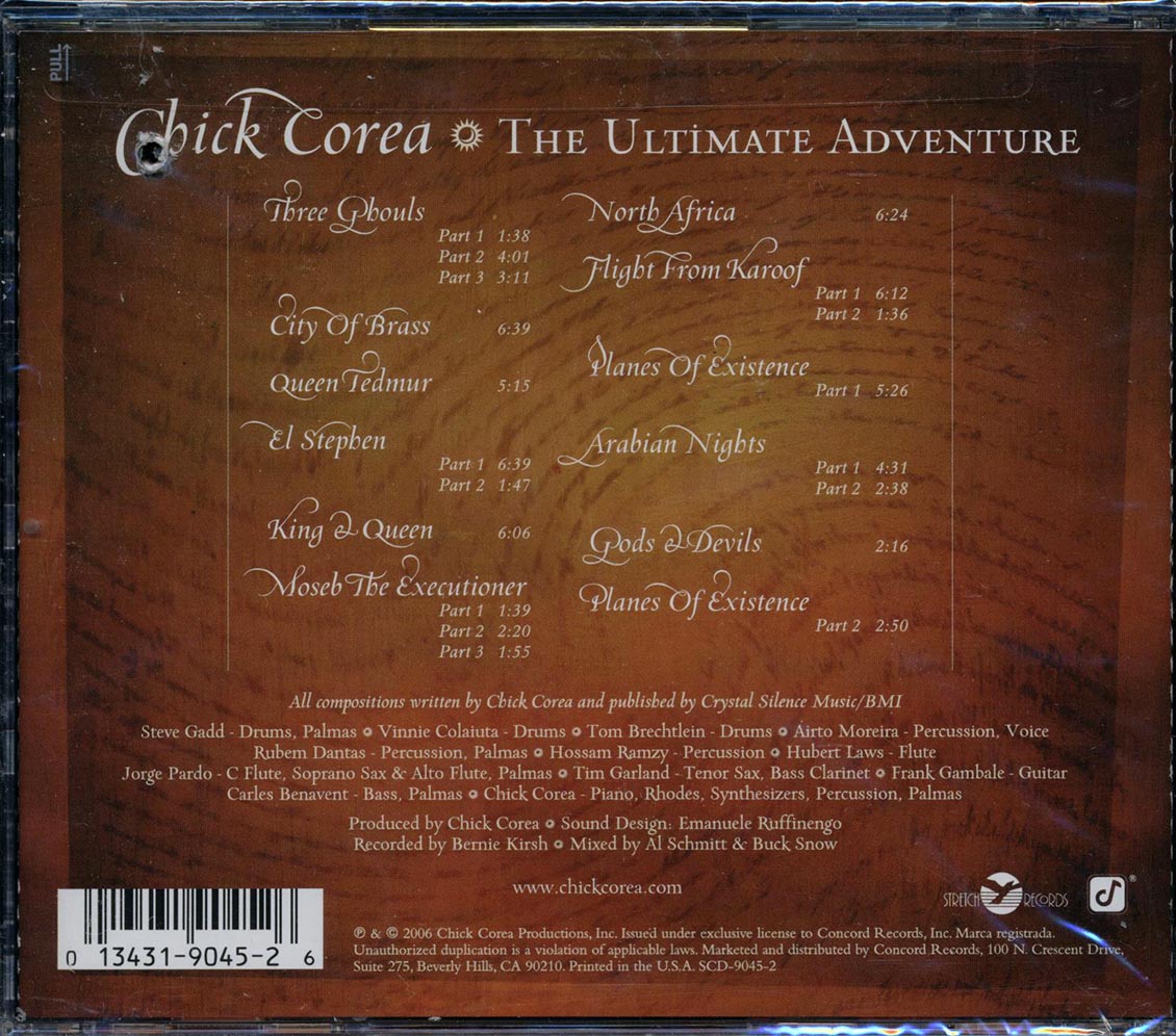 Chick Corea - The Ultimate Adventure (marked/ltd stock) Music CD