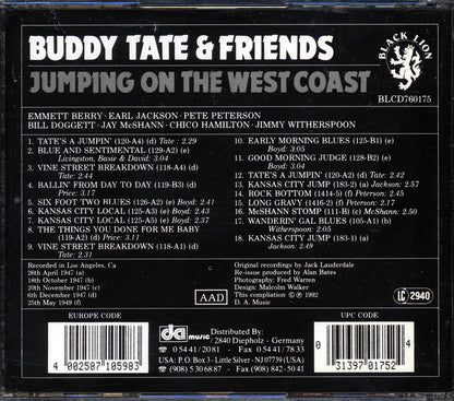 Buddy Tate & Friends - Jumping On The West Coast Music CD