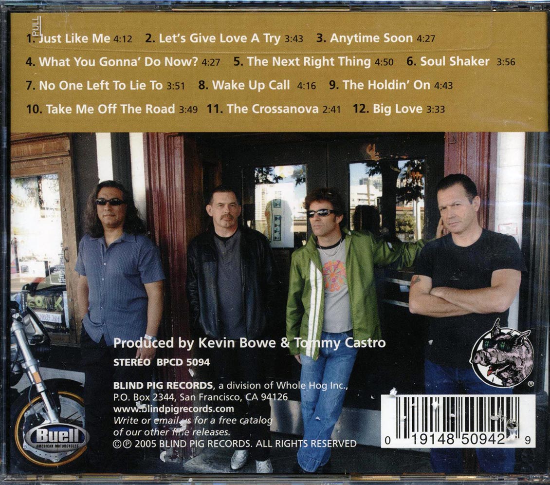 Tommy Castro - Soul Shaker Music CD