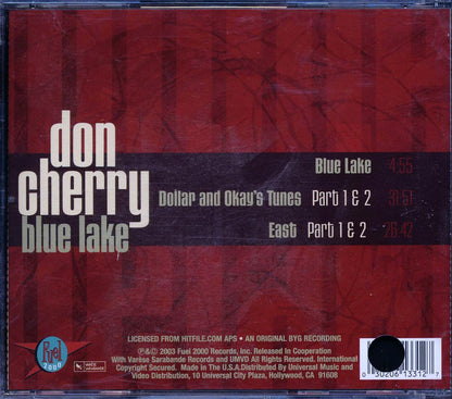 Don Cherry - Blue Lake (marked/ltd stock) Music CD