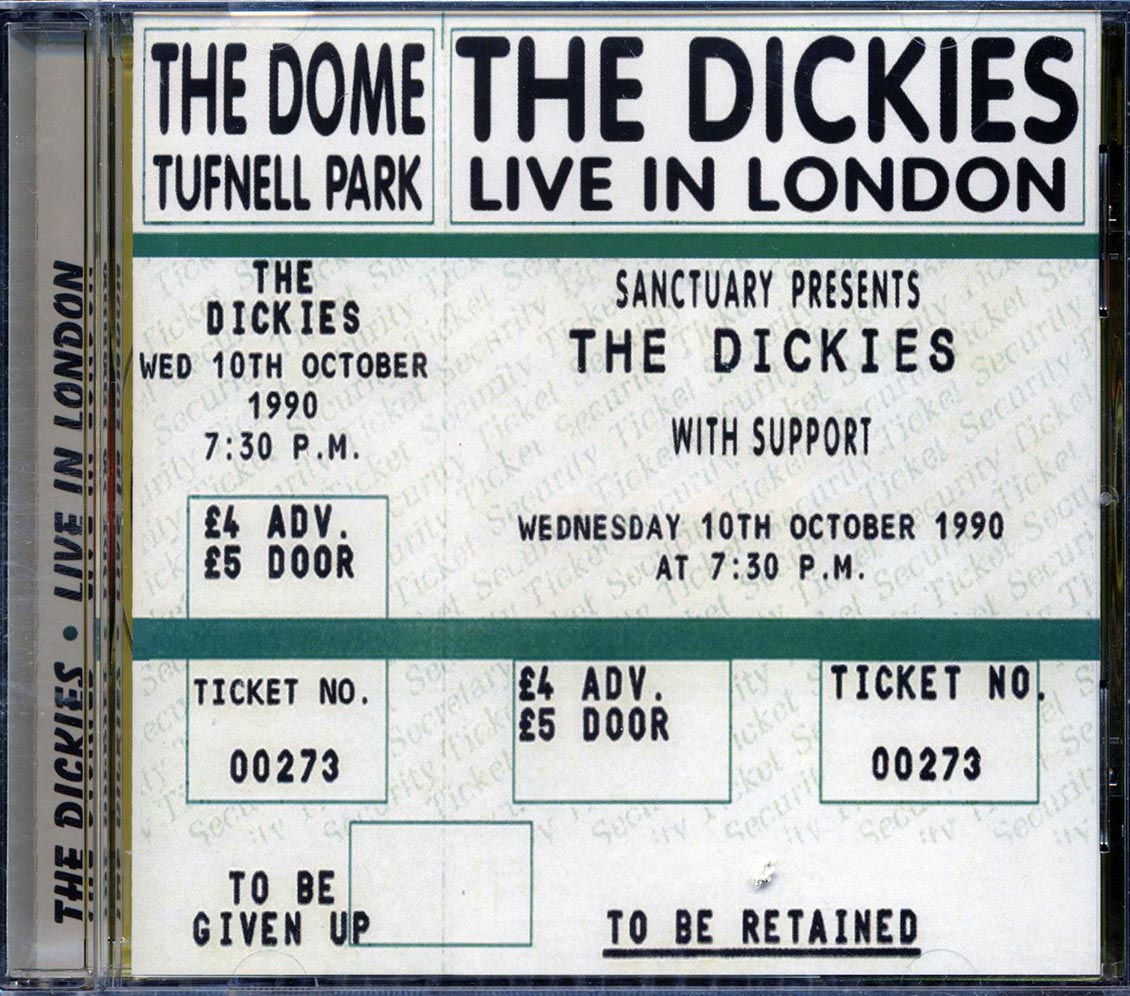 The Dickies - Live In London: Locked N Loaded Music CD