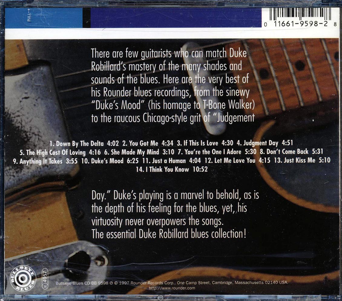 Duke Robillard - Plays The Blues: The Rounder Years (marked/ltd stock) Music CD