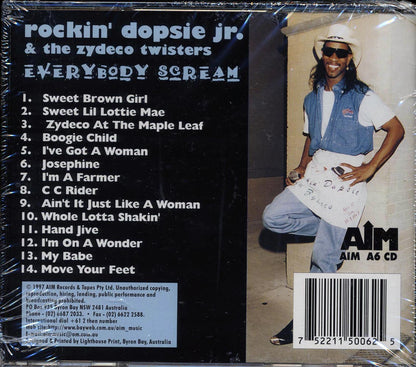 Rockin' Dopsie Jr. & The Zydeco Twisters - Everybody Scream Music CD