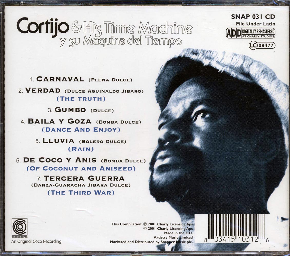 Cortijo & His Time Machine - Y Su Maquina Del Tiempo Music CD