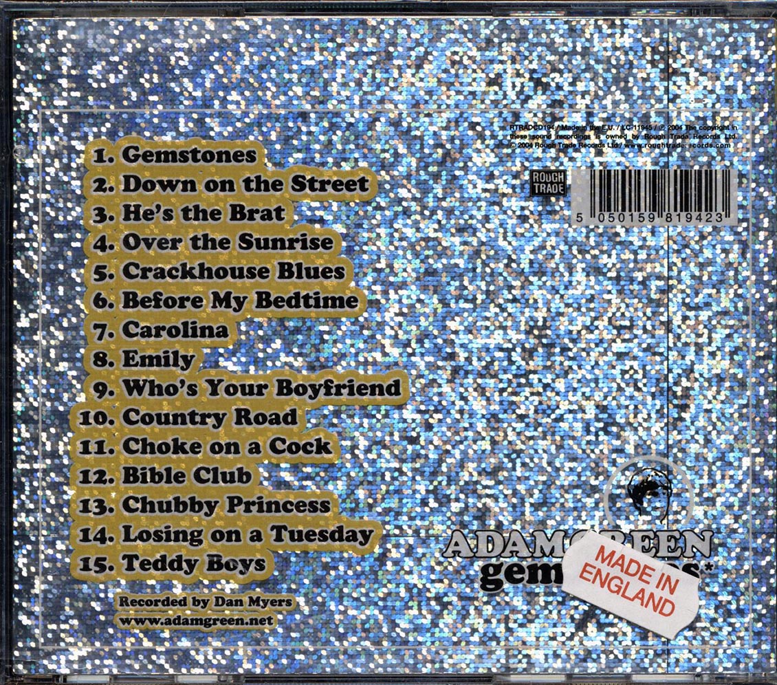 Adam Green - Genstones Music CD