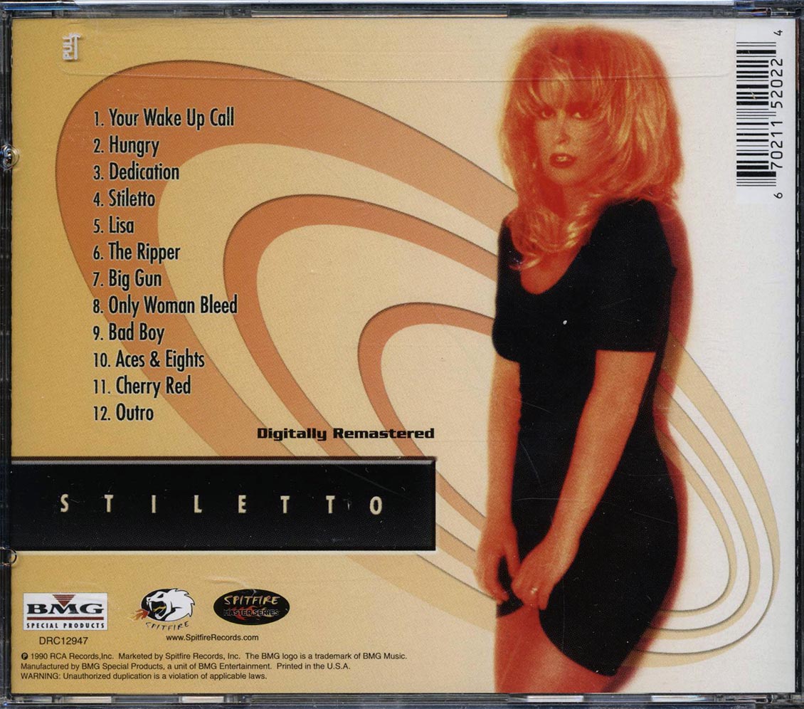 Lita Ford - Stiletto Music CD
