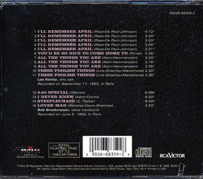 Lee Konitz, Bob Brookmeyer - In Paris (marked/ltd stock) Music CD