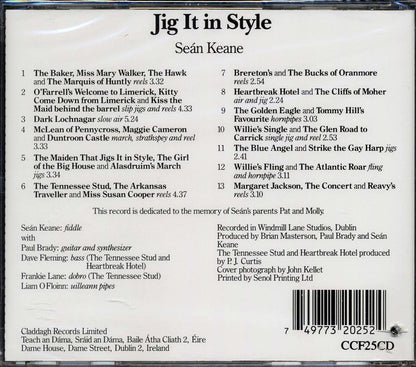 Sean Keane - Jig It In Style (marked/ltd stock) Music CD