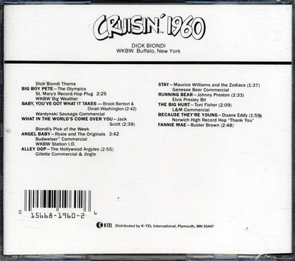 The Olympics, Jack Scott, Brook Benton, Dinah Washington, Etc. - Cruisin' 1960 Music CD