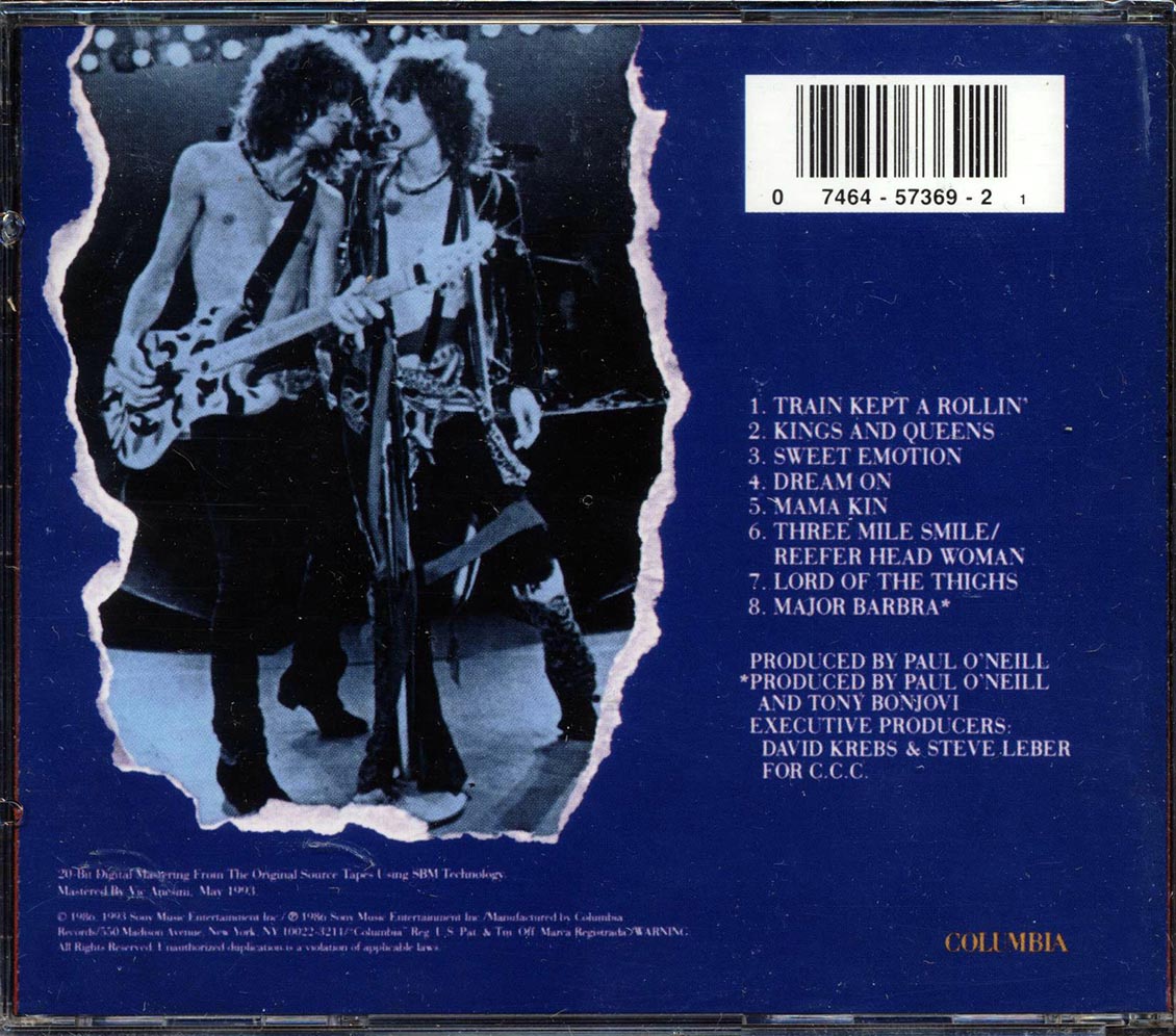 Aerosmith - Classics Live Music CD
