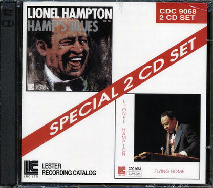 Lionel Hampton - Hamp's Blues + Flying Home (2 albums on 2 CDs) (21 tracks) (2xCD) Music CD