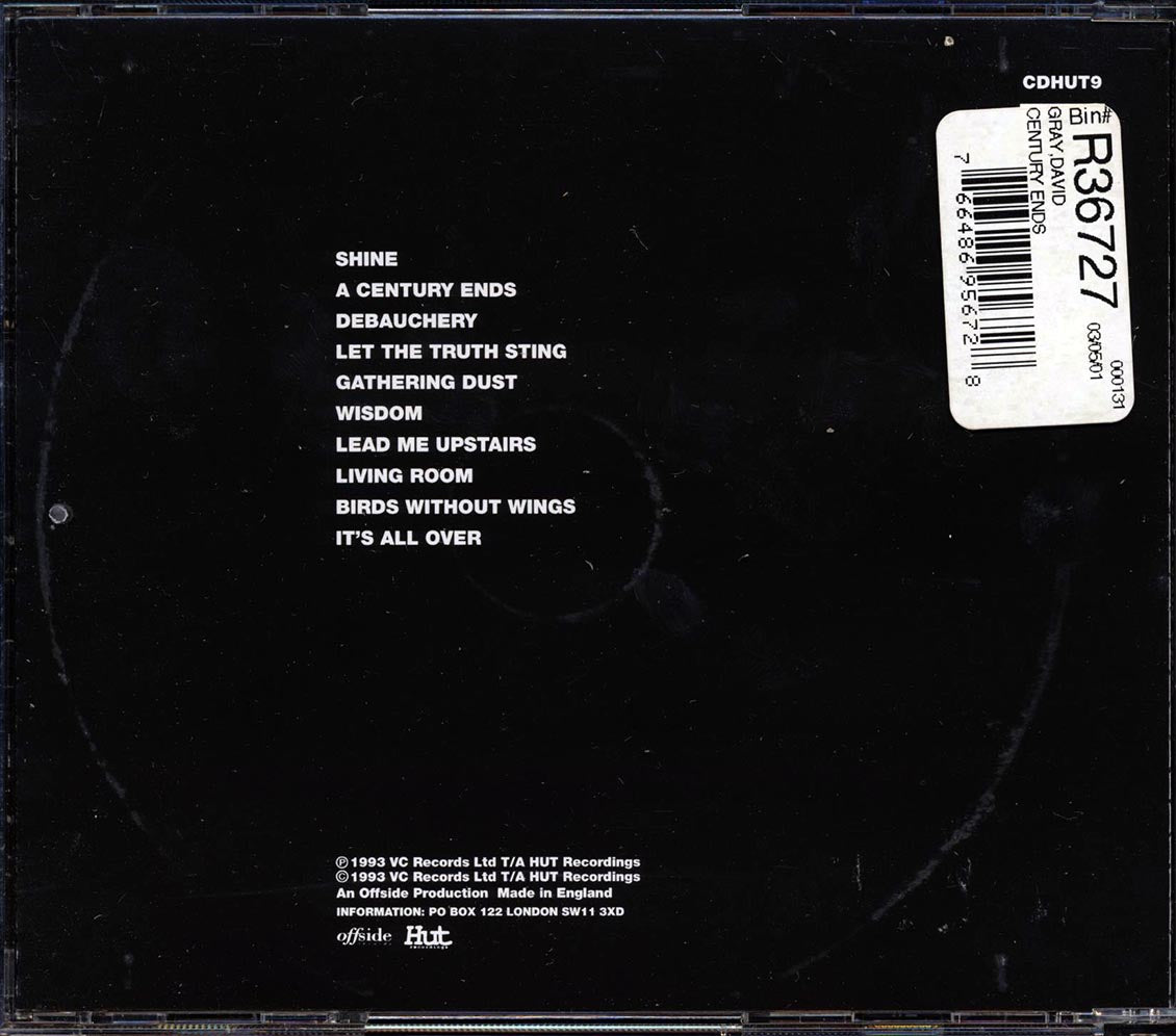 David Gray - A Century Ends Music CD