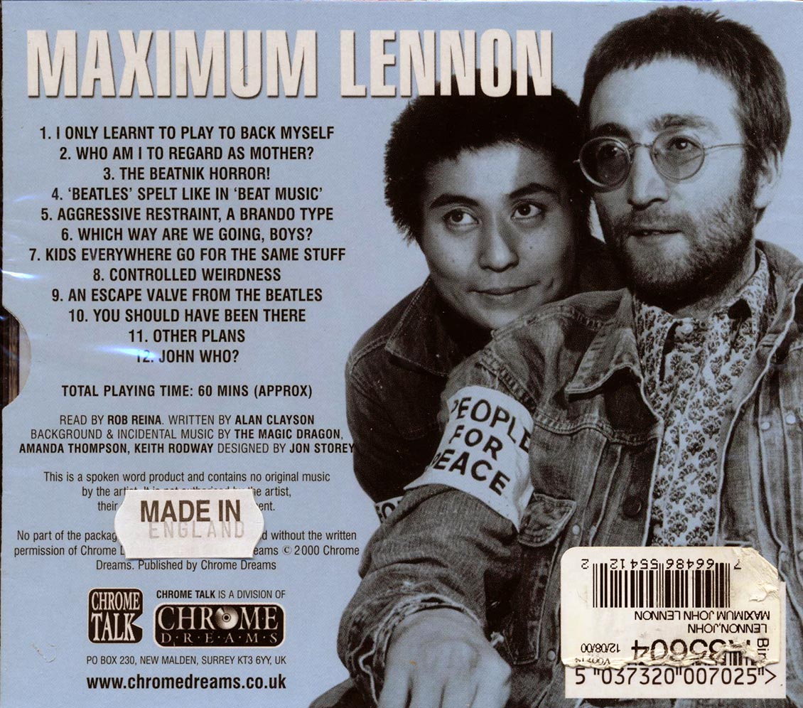 John Lennon - Maximum Lennon Music CD