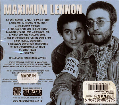 John Lennon - Maximum Lennon Music CD