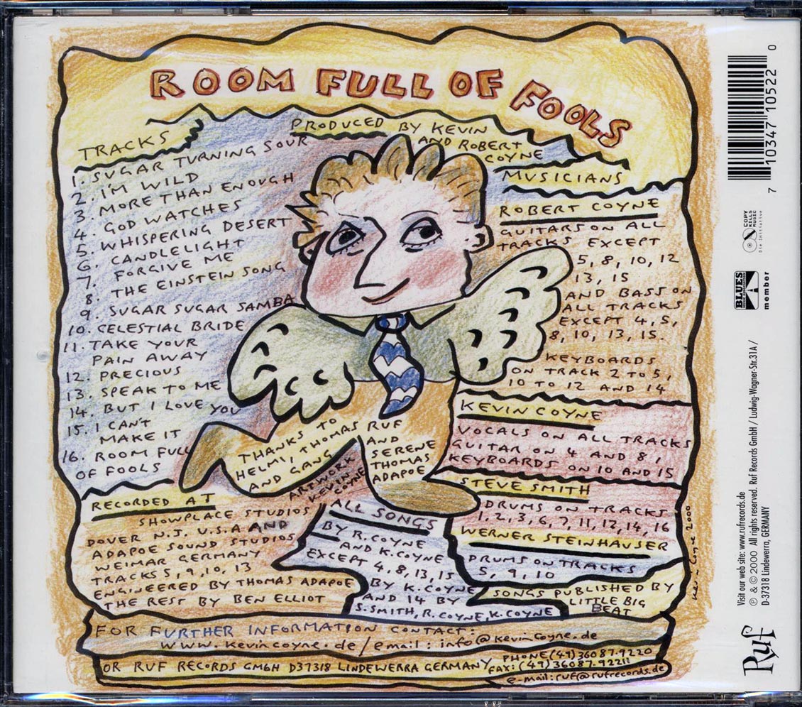 Kevin Coyne - Room Full Of Fools Music CD