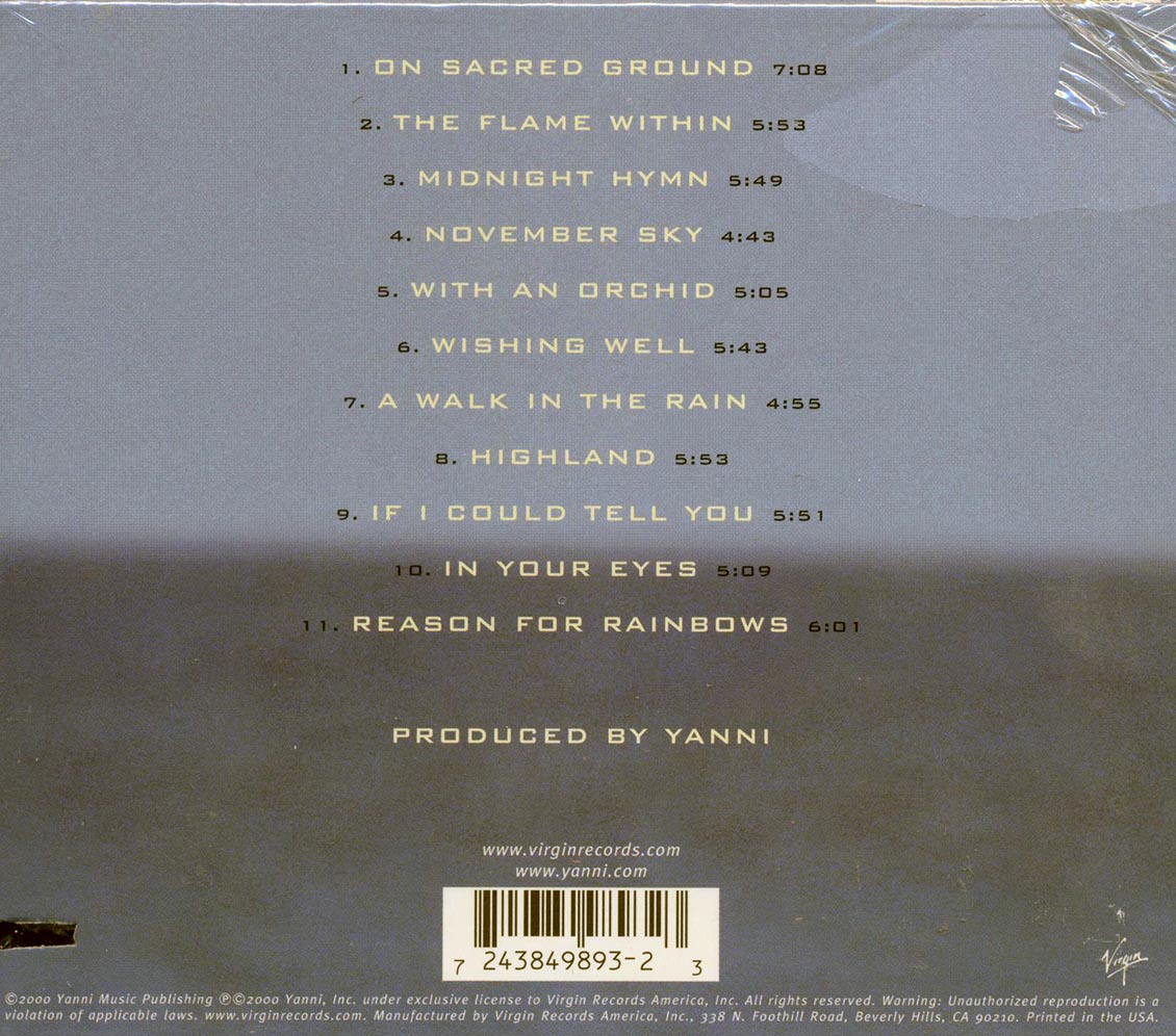 Yanni - If I Could Tell You Music CD
