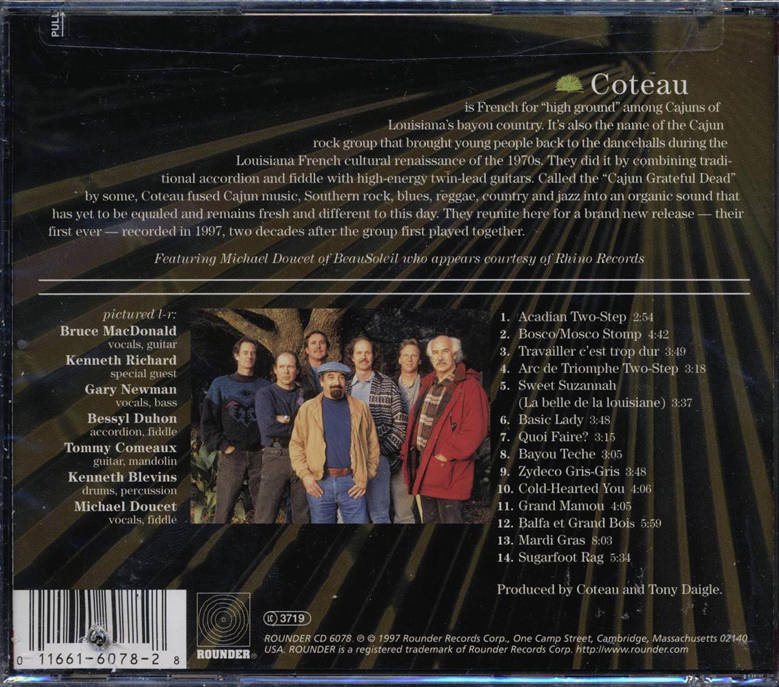 Coteau - Highly Seasoned Cajun Music (marked/ltd stock) Music CD