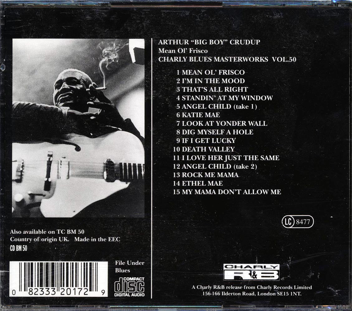 Arthur Big Boy Crudup - Mean Ol' Frisco Music CD