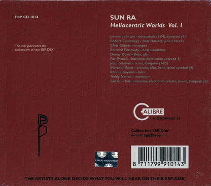 Sun Ra - The Heliocentric Worlds Of Sun Ra Volume 1 Music CD