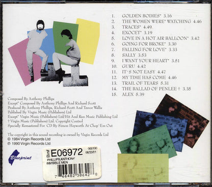 Anthony Phillips - Invisible Men Music CD