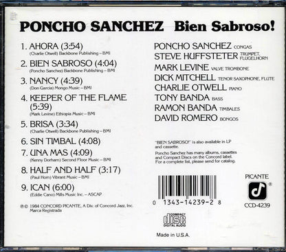 Poncho Sanchez - Bien Sabroso Music CD