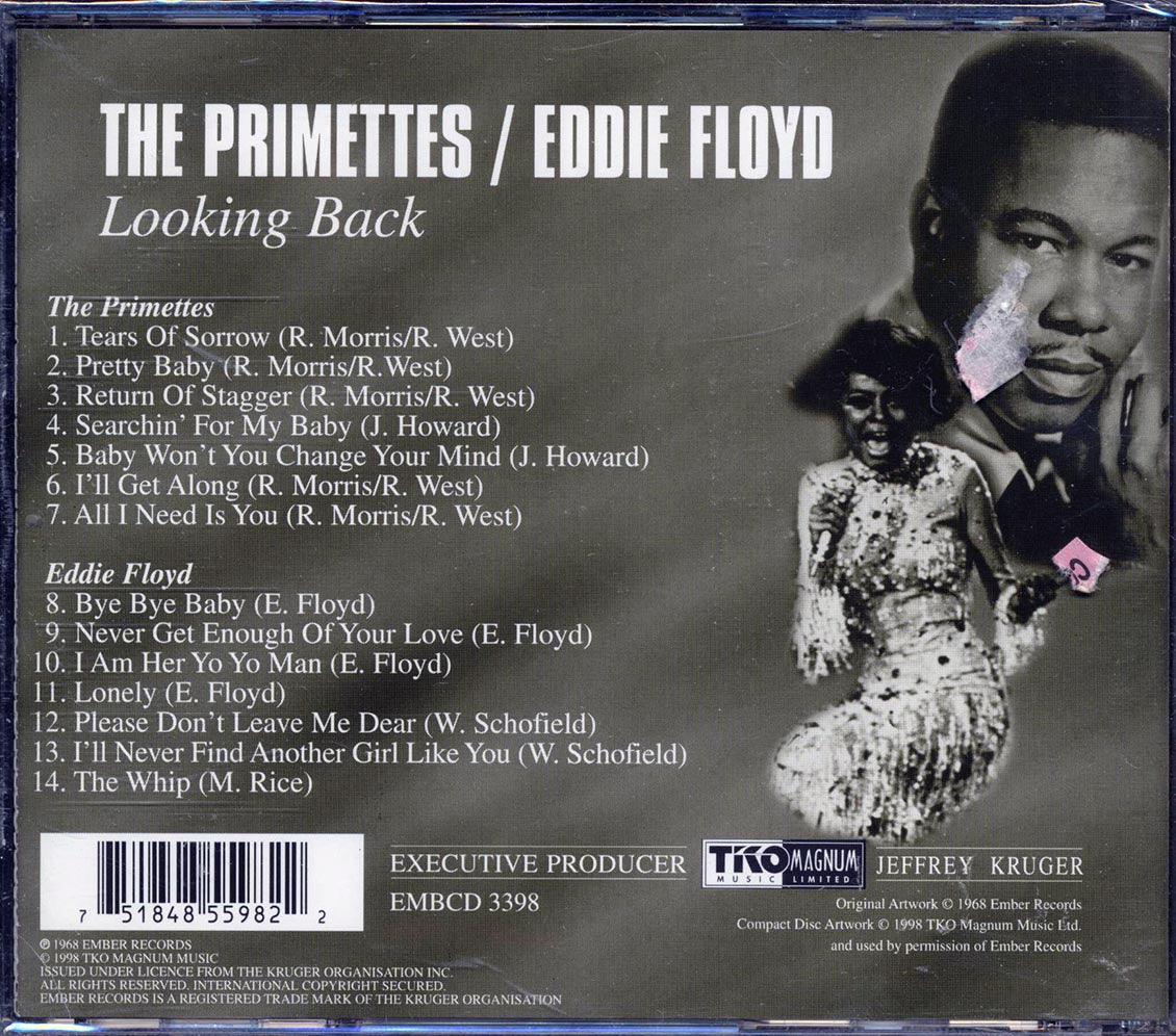 The Primettes, Eddie Floyd - Looking Back With Eddie Floyd Music CD