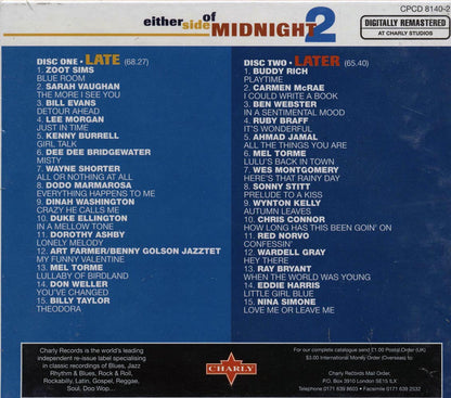 Zoot Sims, Sarah Vaughan, Bill Evans, Wayne Shorter, Etc. - Either Side Of Midnight 2: 30 More Cool Jazz Classics (30 tracks) (2xCD) (box set) Music CD