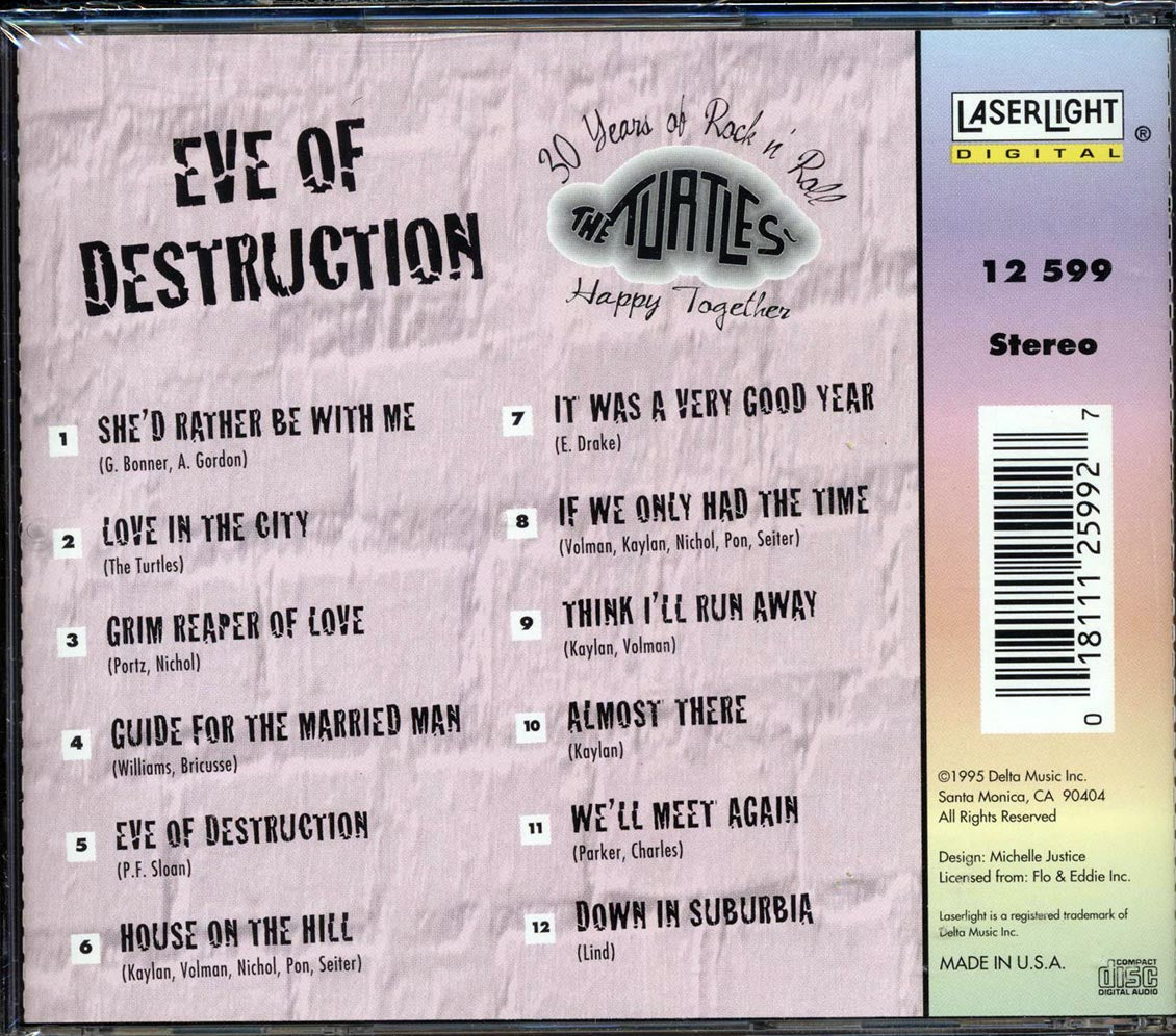 The Turtles - Eve Of Destruction Music CD