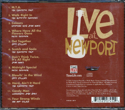Kingston Trio, The Rooftop Singers, Joan Baez, Pete Seeger, Donovan, Etc. - Live At Newport Music CD