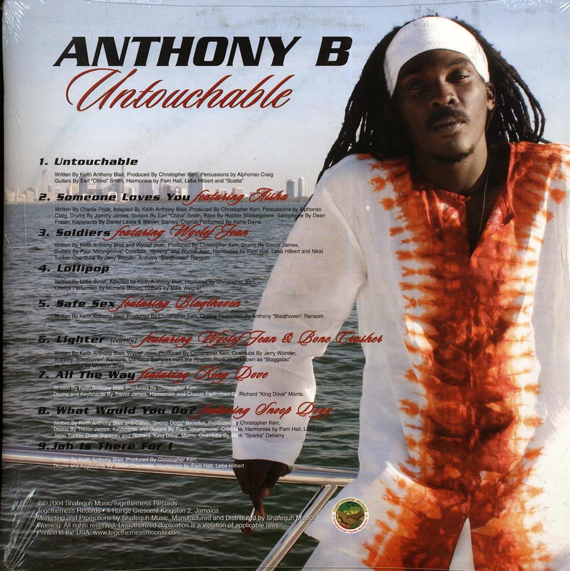 Anthony B - Untouchable Vinyl Record
