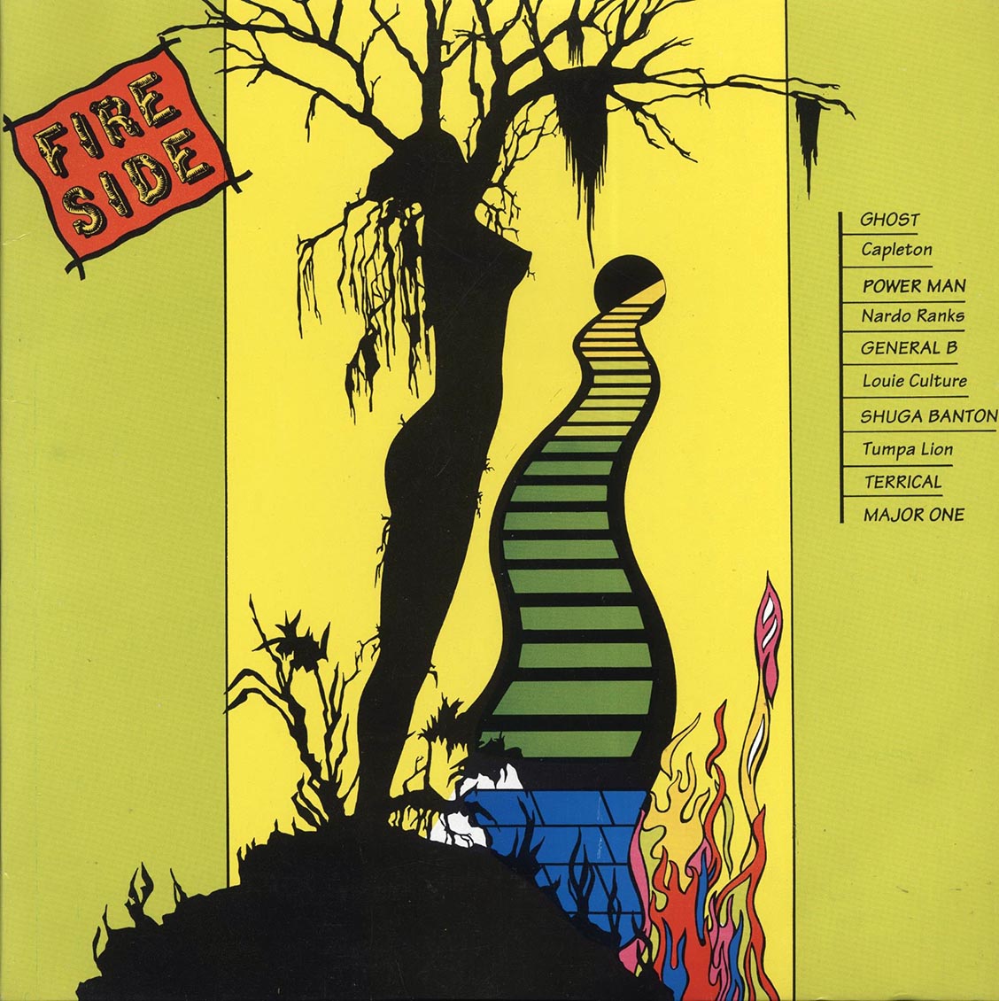 Capleton, Louie Culture, Shugo Banton, Etc. - Fire Side (Jamaica press) (orig. press) Vinyl Record