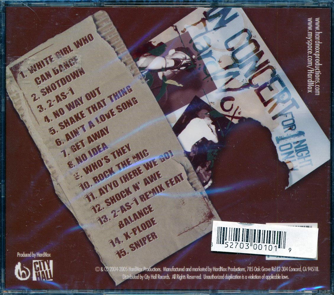 HardNox - Garage Sale Music CD