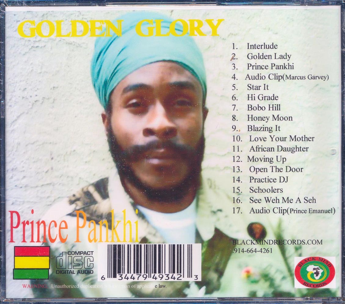 Prince Pankhi, Capleton - Golden Glory Music CD