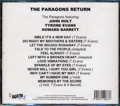 The Paragons - The Paragons Return Music CD