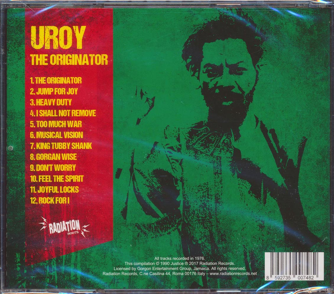 U Roy - The Originator Music CD