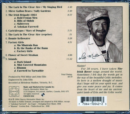 Will Millar - The Lark In The Clear Aire Music CD