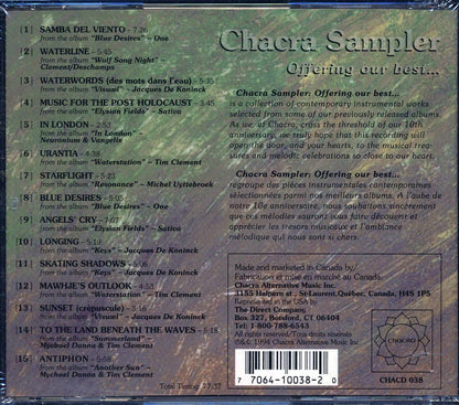 One, Tino Izzo, Jacques De Koninck, Etc. - Chacra Sampler: Offering Our Best (marked/ltd stock) Music CD