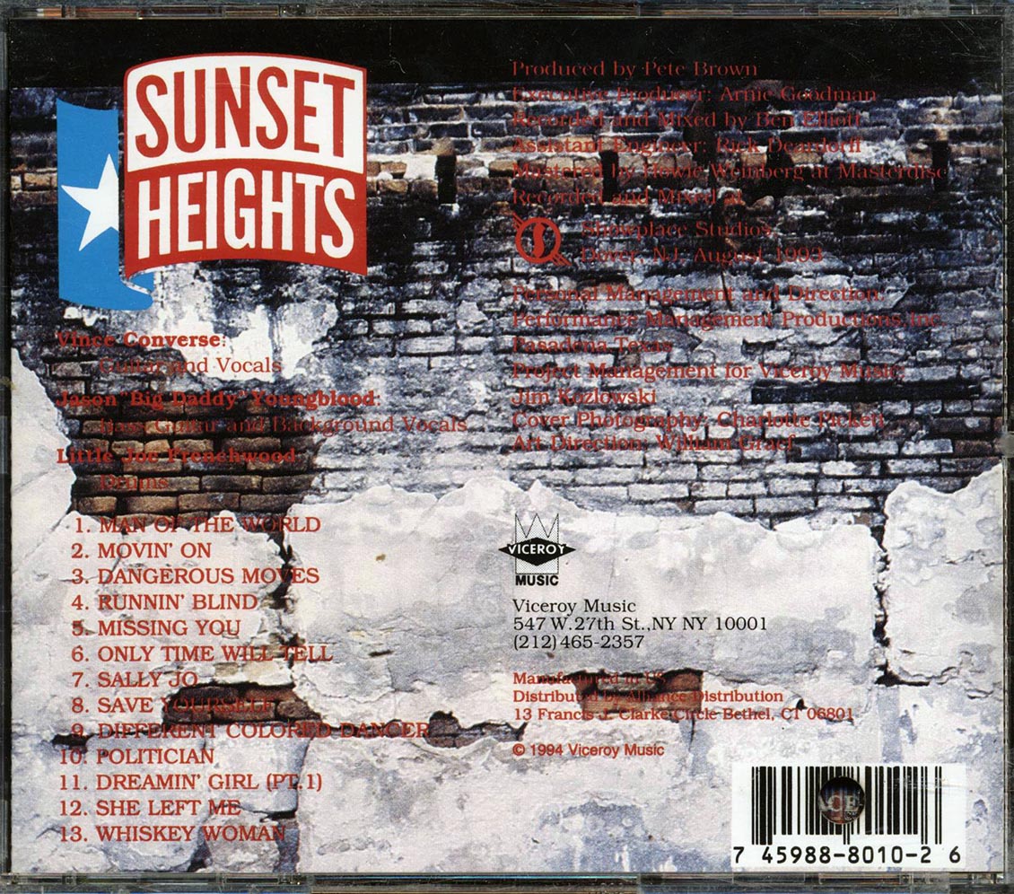 Sunset Heights - Texas Tea Music CD