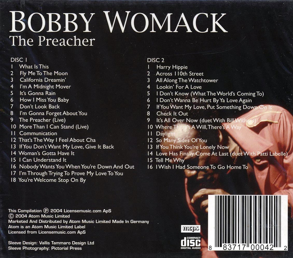 Bobby Womach - The Preacher (34 tracks) (2xCD) Music CD