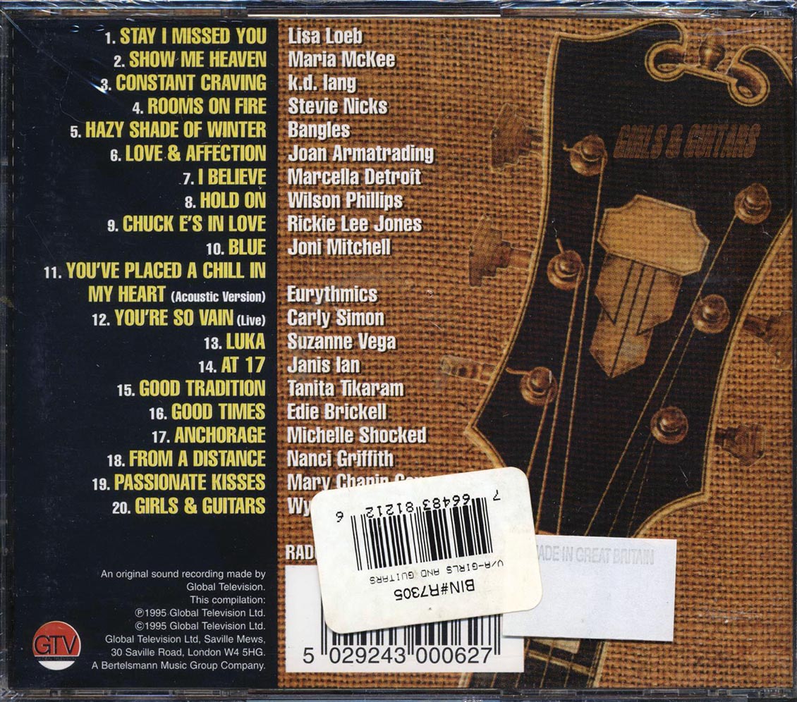 Stevie Nicks, Lisa Loeb, Maria McKee, Etc. - Girls And Guitars Music CD