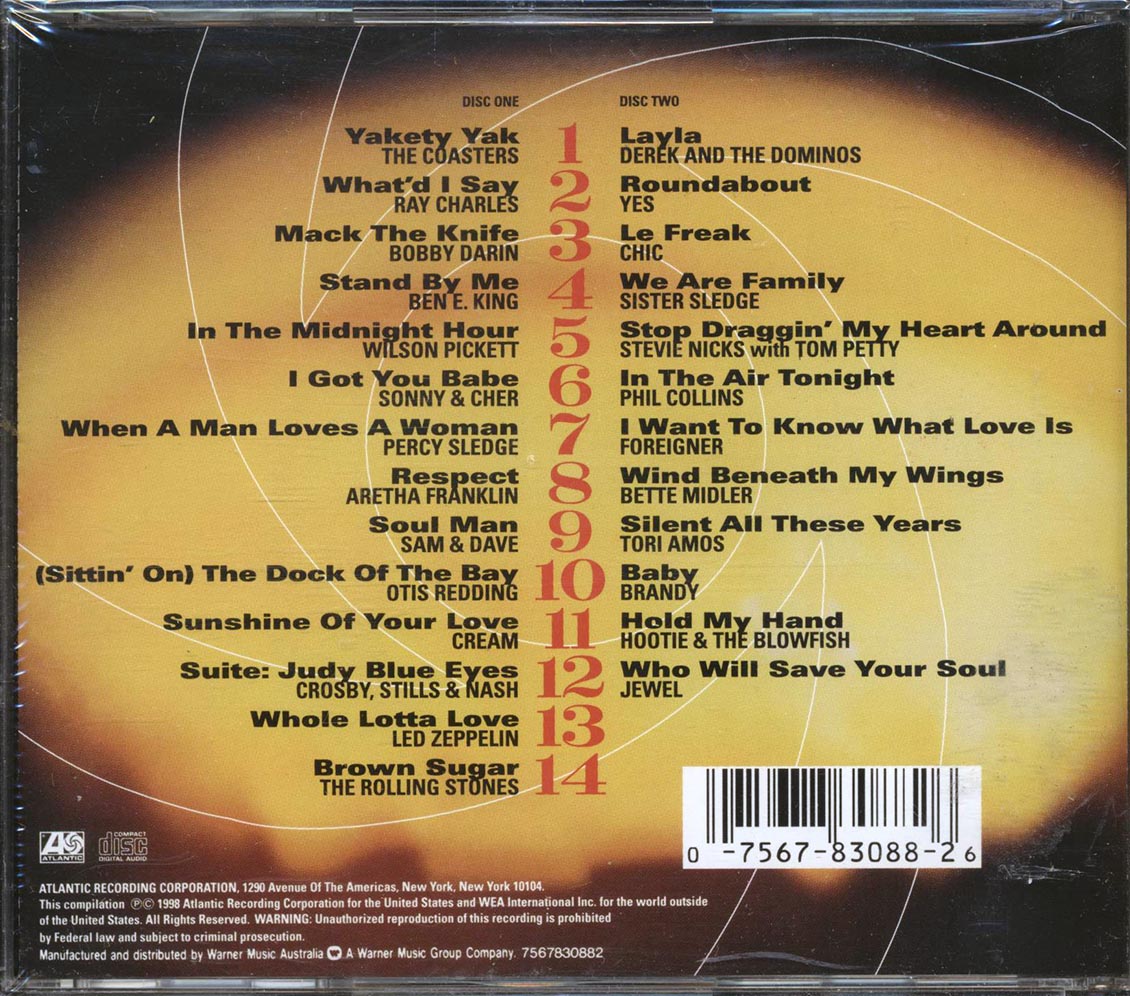 The Coasters, Ray Charles, Bobby Darin, Ben E King, Etc. - 50 Years: The Gold Anniversary Collection (26 tracks) (2xCD) Music CD