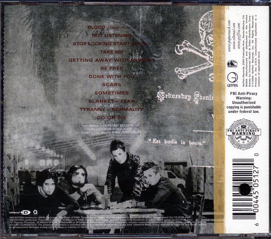 Papa Roach - Getting Away With Murder (marked/ltd stock) Music CD