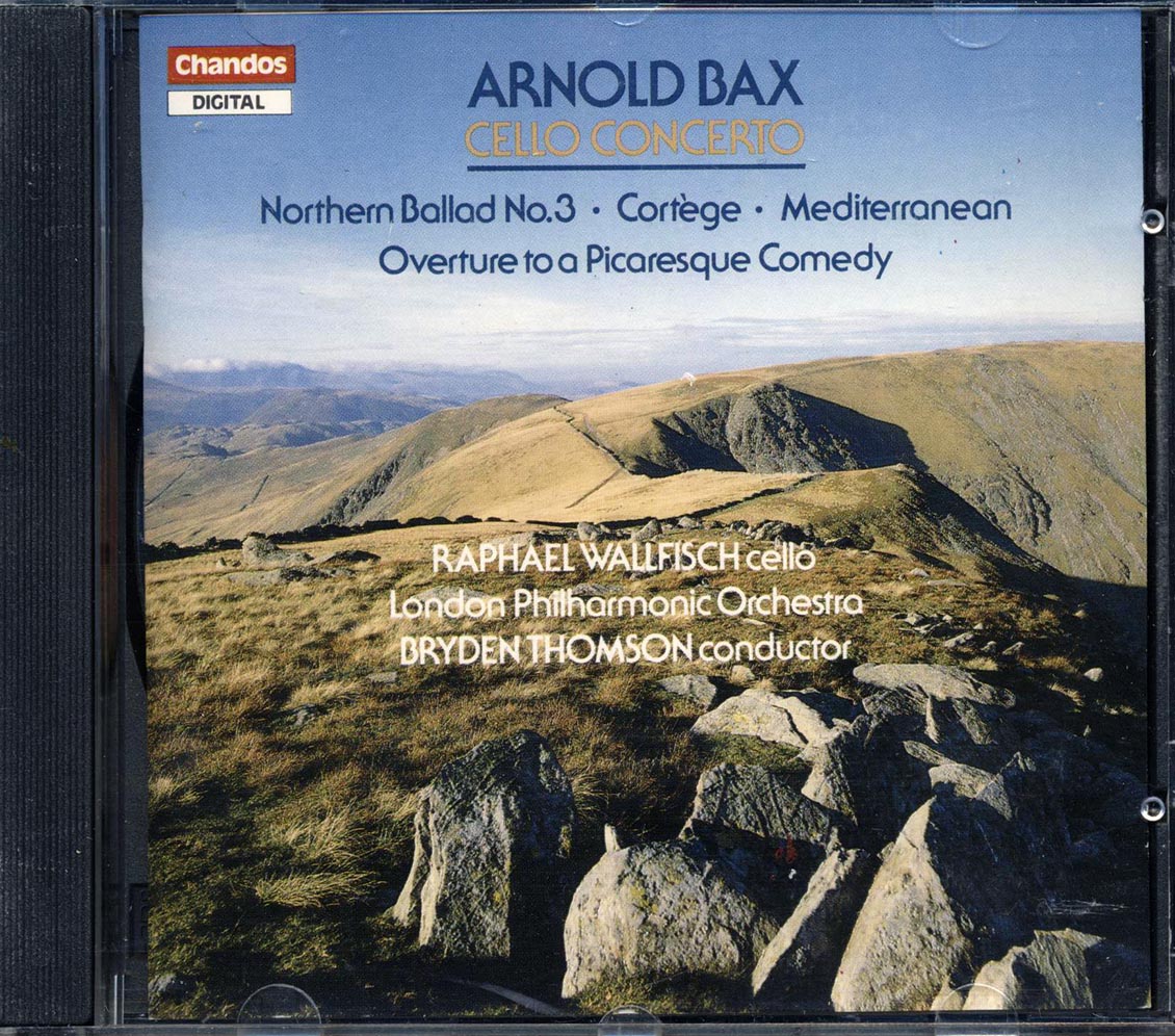 Arnold Bax, Raphael Wallfisch, Bryden Thomson, The London Philharmonic Orchestra - Cello Concerto; Northern Ballad No. 3; Cortege; Mediterranean; Overture To A Picaresque Comedy Music CD