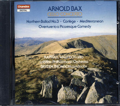 Arnold Bax, Raphael Wallfisch, Bryden Thomson, The London Philharmonic Orchestra - Cello Concerto; Northern Ballad No. 3; Cortege; Mediterranean; Overture To A Picaresque Comedy Music CD