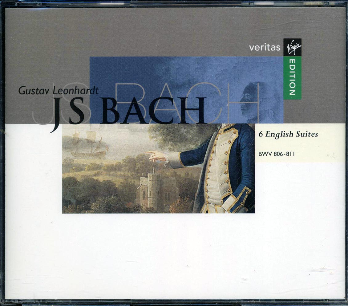 Bach, Gustav Leonhardt - 6 English Suites (2xCD) Music CD