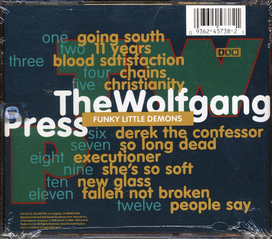 The Wolfgang Press - Funky Little Demons Music CD