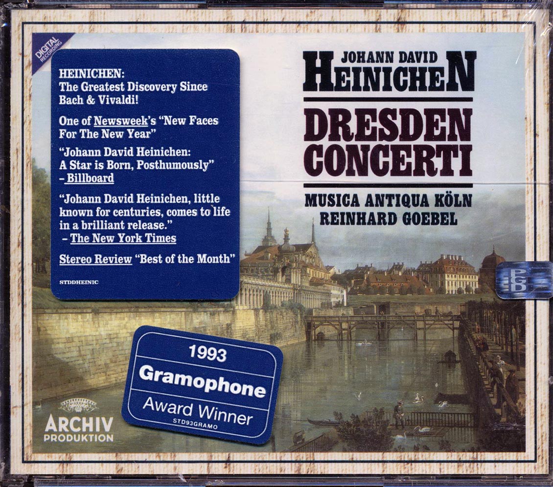 Johann David Heinichen, Reinhard Boebel - Musica Antiqua Koln; Dresden Concerti (2xCD) Music CD