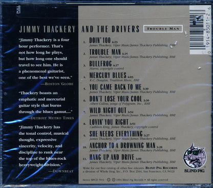 Jimmy Thackery & The Drivers - Trouble Man (marked/ltd stock) Music CD