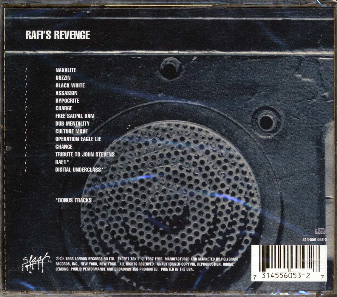 Asian Dub Foundation - Rafi's Revenge Music CD