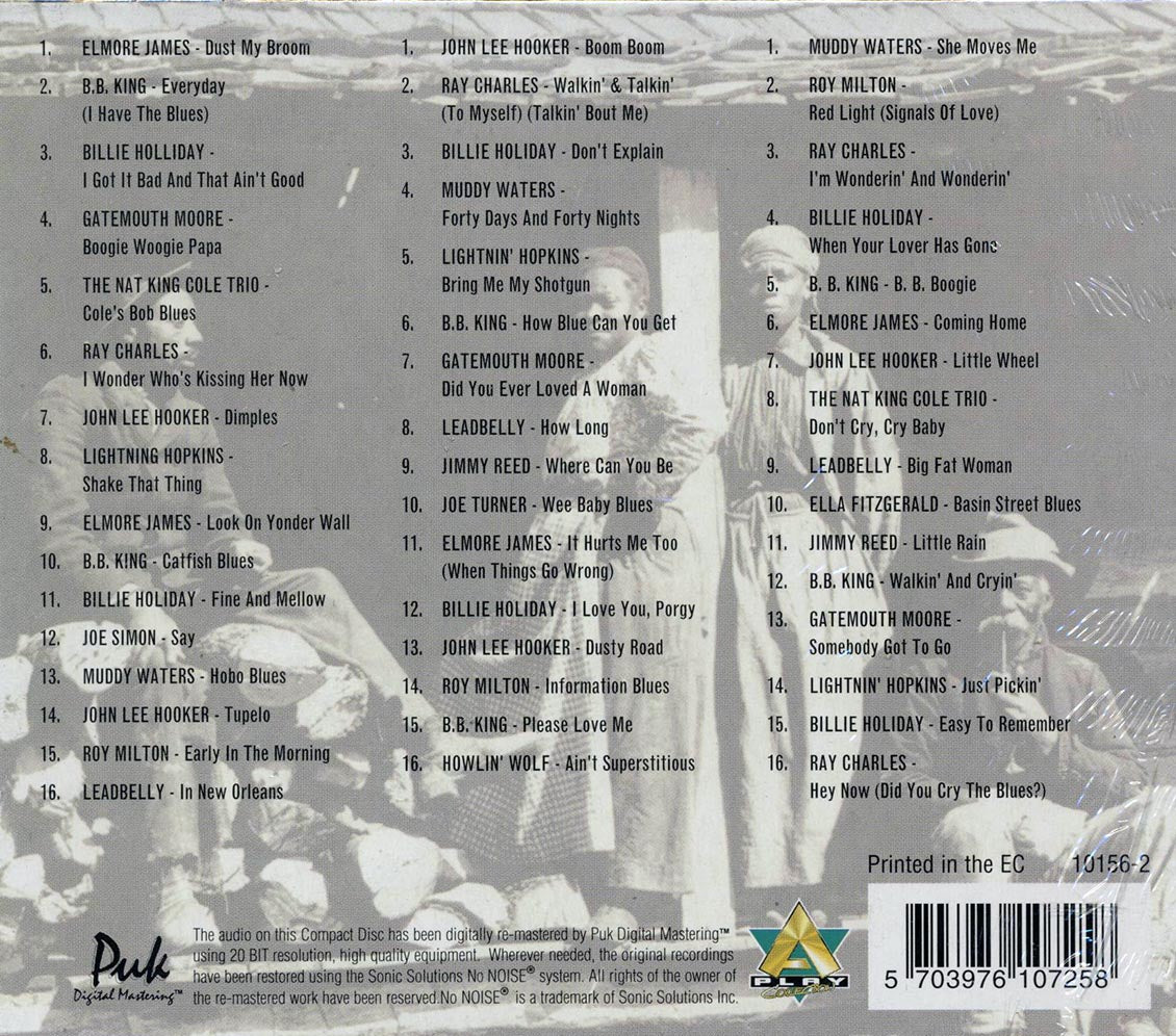 John Lee Hooker, Ray Charles, BB King, Billie Holiday, Etc. - Classic Blues: 40 Classic Blues Tracks (48 tracks) (3xCD) Music CD
